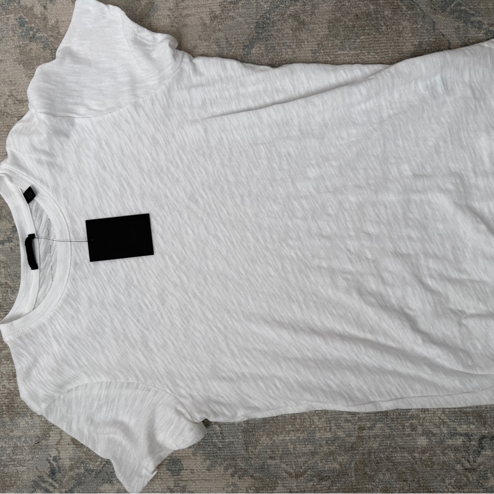 ATM Anthony Thomas Melillo Schoolboy Crewneck Tee, NWT size medium. White - Picture 4 of 5